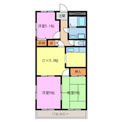 コンフォート雅の物件間取画像